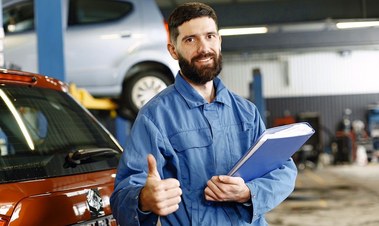 Mechanic Giving a Thumbs Up 1